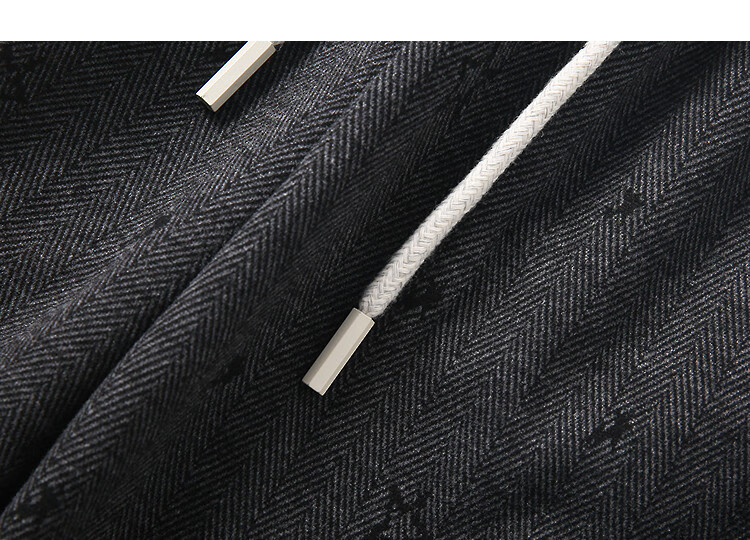 Demana Patterned Lazy Pants Autumn Korean Style Drawstring Elastic Waist Straight Leg Loose Fit Casual Pants for Petite Women 3