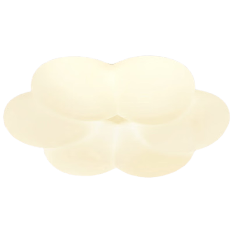 NVC LED Bedroom Eye-Care Ceiling Light High CRI Cream Style Luxury Children's Room Floral Lighting Fixture