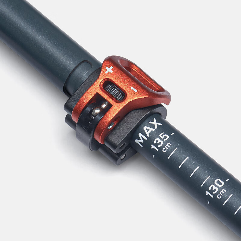 Naturehike Nuoke Light Trail 3EXT Carbon Fiber Trekking Poles Women Outdoor Professional Hiking Three-Section Telescopic Walking Stick Men Red Flame Orange