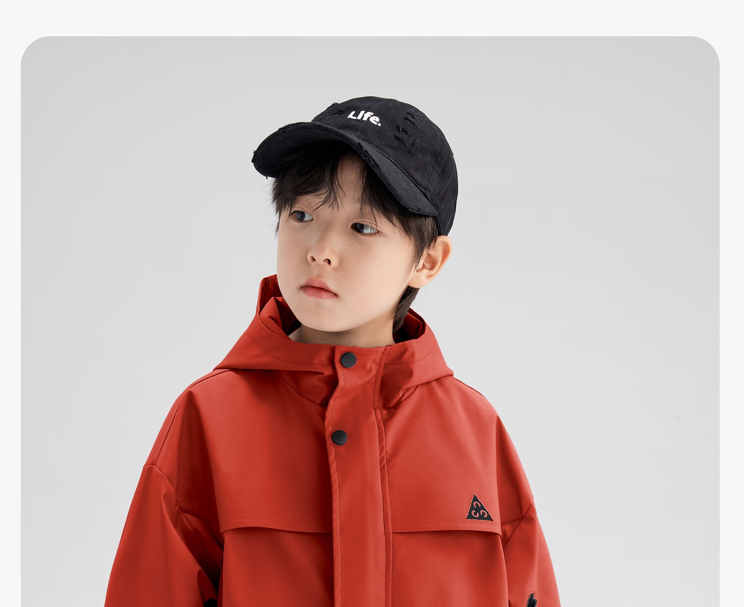 Zuo Xi Kids Children's Softshell Jacket 2025 New Autumn Boys Windproof Waterproof Coat Red 140 17