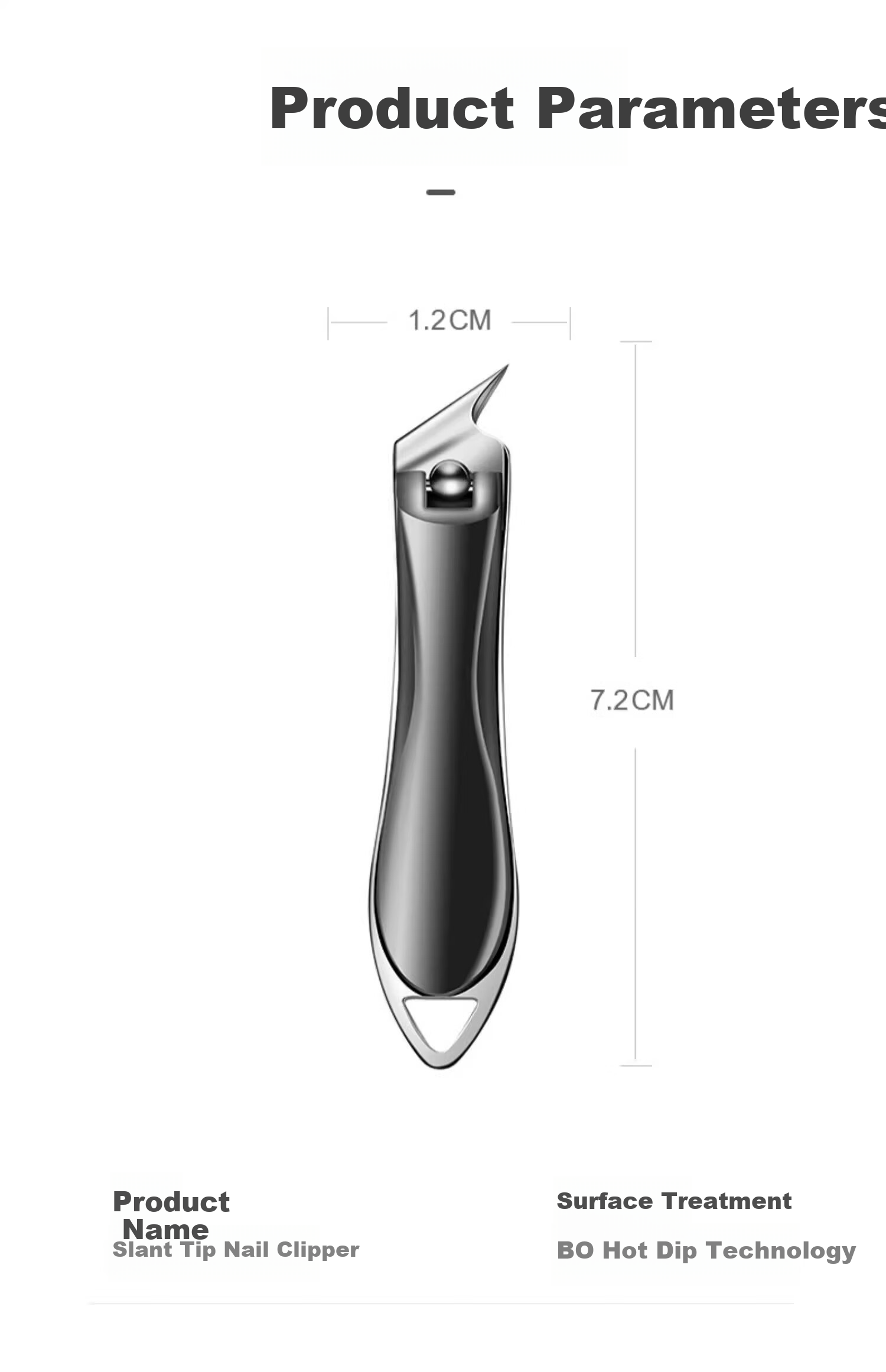 SUNLUM German Ingrown Toenail Specialized Nail Clippers, Toenail Trimmer, Pedicure Tools, 3-Piece Set, Yan Ying Mouth Nail Clippers 12