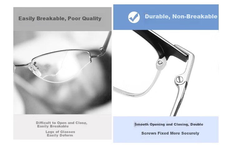 Molake German Imported Natural Crystal Reading Glasses for Men, High-Definition Presbyopic Glasses for Elderly, Premium One-Line Brand 12
