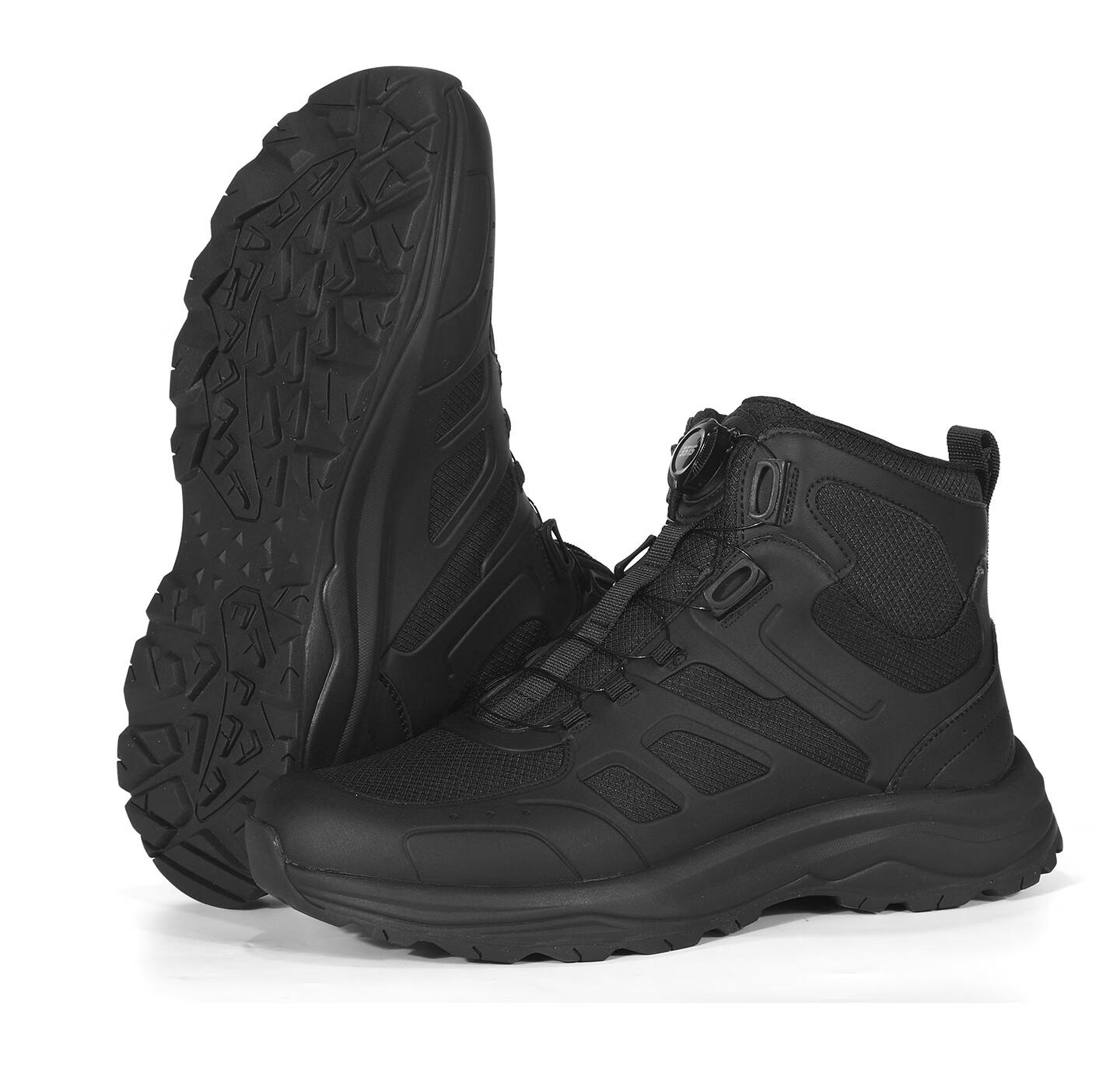 3515 Men's Outdoor Anti-Puncture Hiking Boots Dynamic Waterproof Upper Training Boots Black Size 43 10
