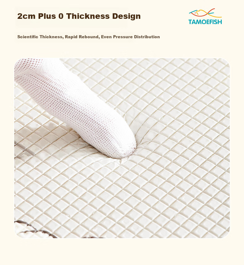 Tamengyu Crawling Mat, Baby Play Mat, Infant Interlocking Floor Mat, XPE Eco-Friendly Foam Pad, Thickened, 9 Pieces, Holiday Gift 9