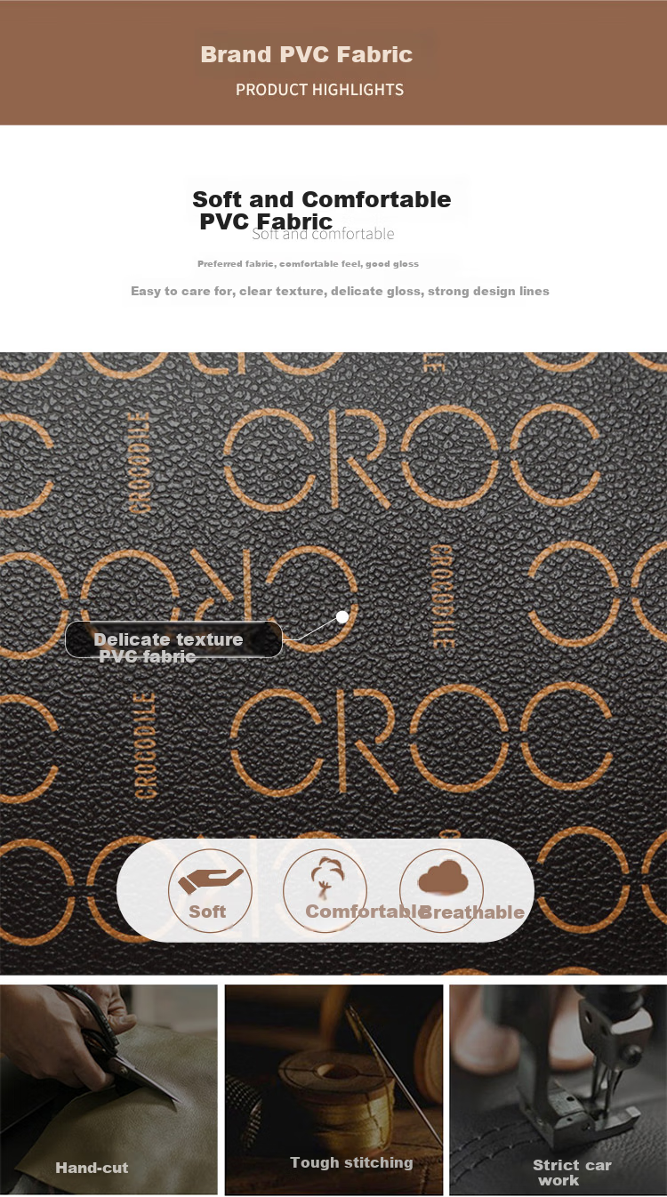 CROCODILE Goddess Festival Double Zipper Wrist Bag, Classic Floral Pattern Casual Women's Handbag Gift for Wife, V1686 Pink 5