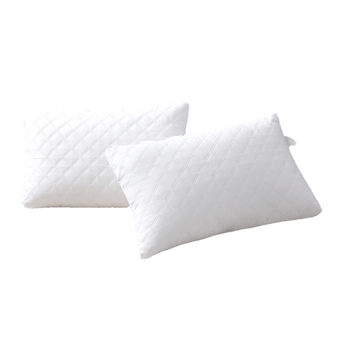 LOVO Pillow Core, Washable, Anti-Mite, Comfortable, down Alternative, One Pair - High Pillow