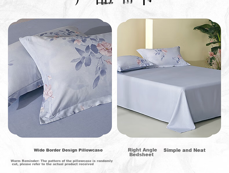 Bailisi Back-To Student Dormitory Bedding Set, 100% Cotton Duvet Cover And Sheet, Three-Piece Pure Cotton Bedding Set for Single Bed, 1.2m 13