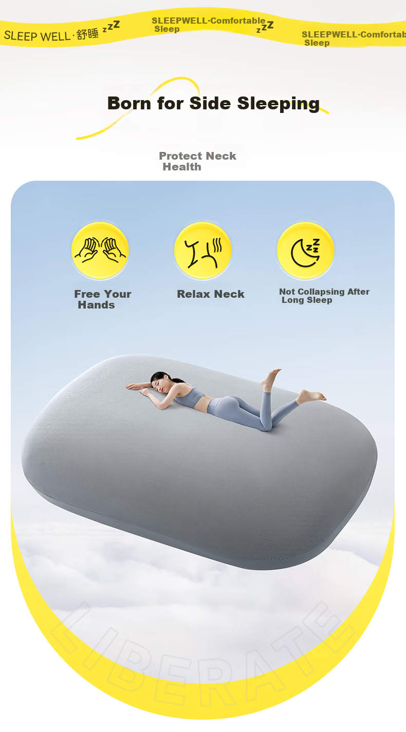 WITGOER Nap Pillow, Small Cushion, Hug Pillow, Backrest, Waist Pad, Nap Aid, Sleeping Tool, for Office, Students, Car Travel, Portable 13