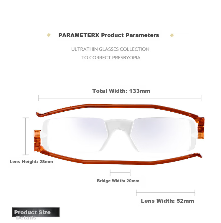 NANNINI Italian Reading Glasses for Men And Women, Portable High-Definition Original Imported Foldable Fashion Reading Glasses 4