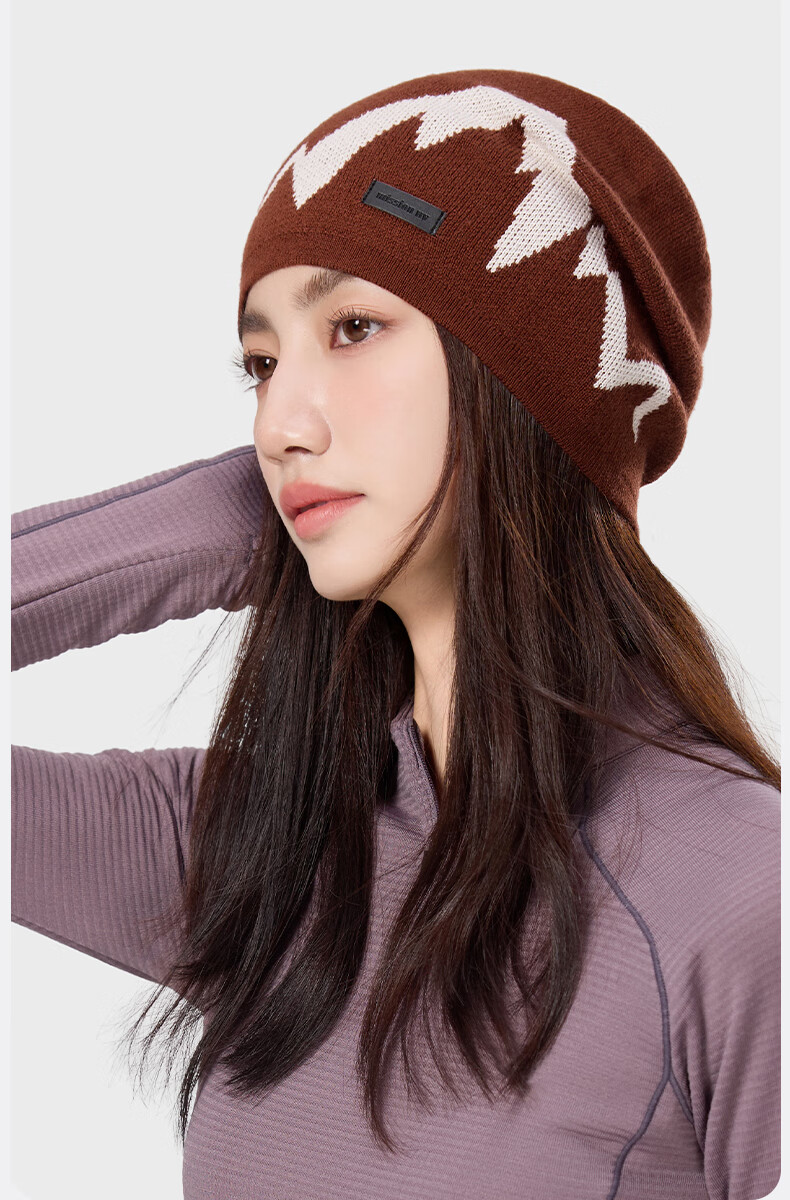 MISSION UV Wool Warm Headwrap Beanie Unisex Knitted Hat Autumn Winter Outdoor Hiking Running Cap 6