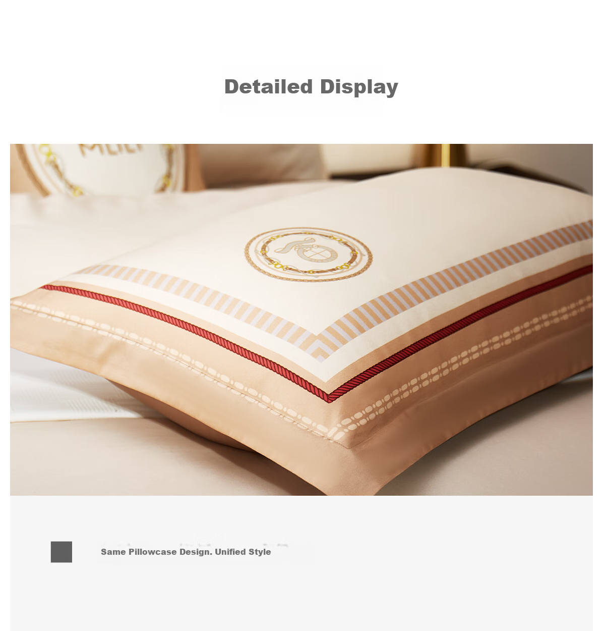 MLILY Cotton Bedding Set of Four Pieces, Pure Cotton, Summer, 220x240 Cm, Moonlight Reflectio 23