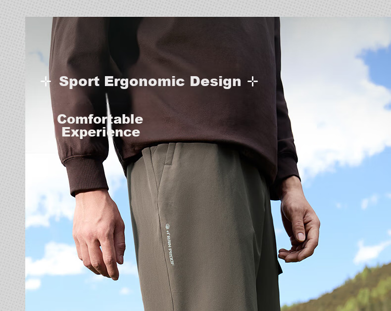 361° Men's Pants, Spring And Summer New Style, Rain-Proof Sports Outdoor Hiking Cargo Straight Loose Trousers, 652533705-2 7