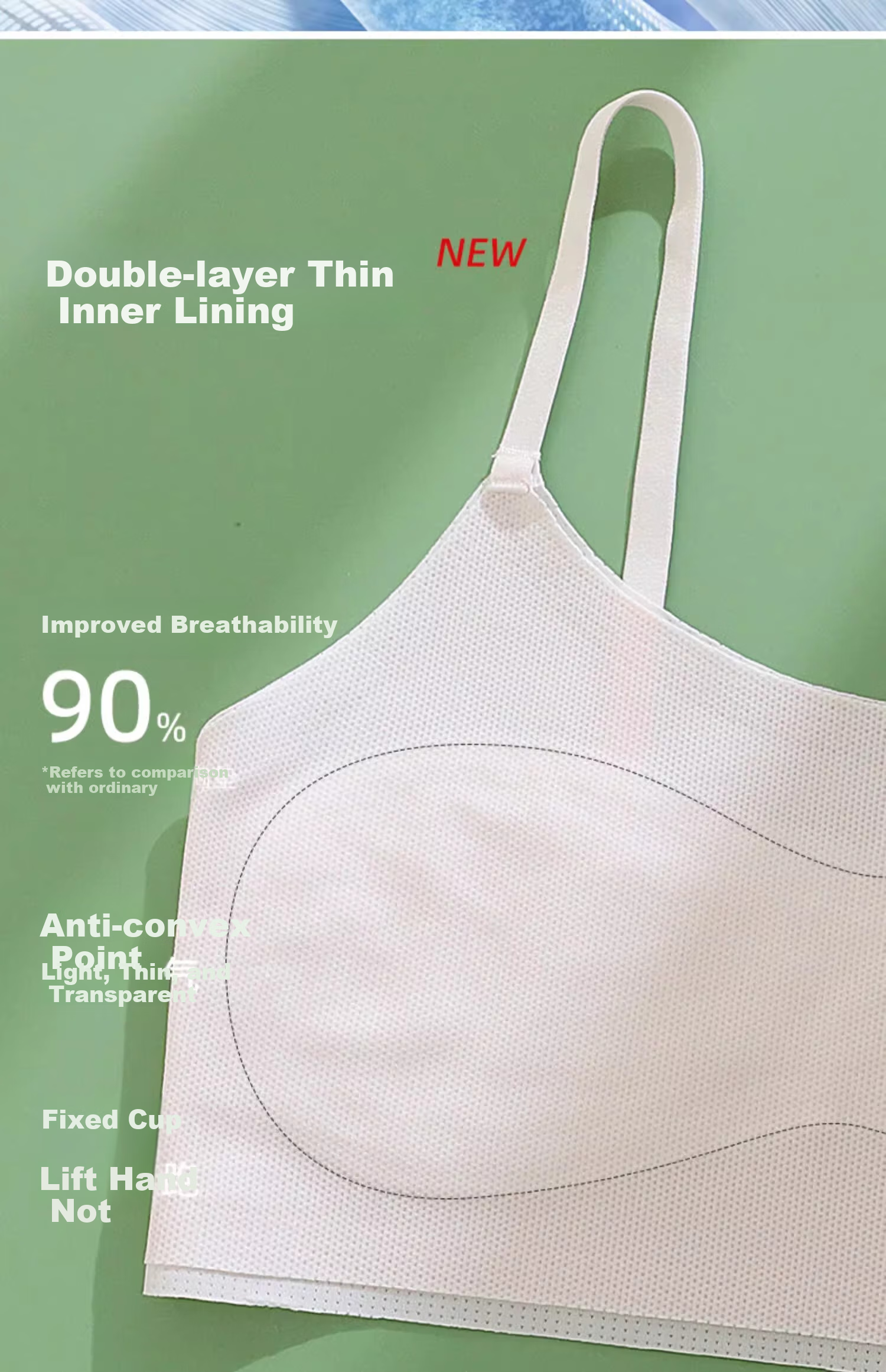 LangSha Girls' Underwear for Puberty, Thin Style Bra for 12-Year Olds, Elementary School Students' Children's Bra for 10-Year Girls, First Stage Camisole 1