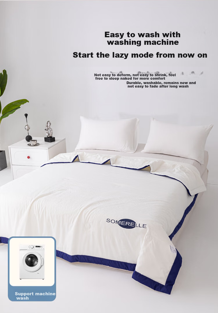 SOMERELLE A Class 30% Soy Protein Summer Quilt, Thin Air-Conditioning Quilt, Summer Cool Quilt 200*230cm 10