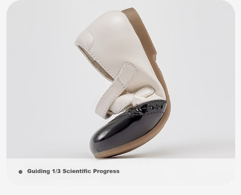 DAVE & BELLA Children's Non-Slip Leather Shoes, Autumn Girls' Soft-Soled Princess Shoes with Chanel-Inspired Style for Older Childre 10