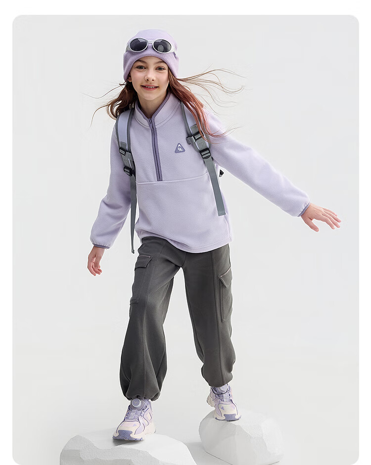 BALABALA balaOne Kids Sweatshirt Unisex Children's Winter 2025 Anti-Static Fleece Top 208425121204 6