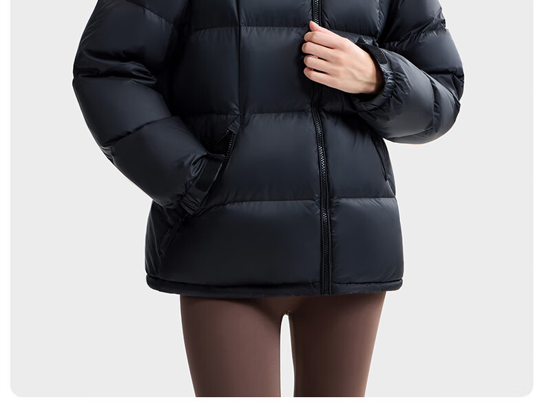 Qieluotuo Collaboration "Heat Energy" down Jacket, Unisex Outdoor Thickened Hooded Puffer Coat, M34CR07725 8