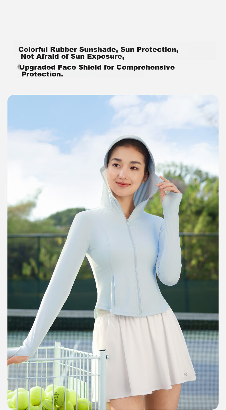 KAZUKOIN [Brim Style] Slim Sun Protection Jacket for Women, Summer Cool-Feeling Coat, New Ice Slim Waist Sun Protection Clothing 3
