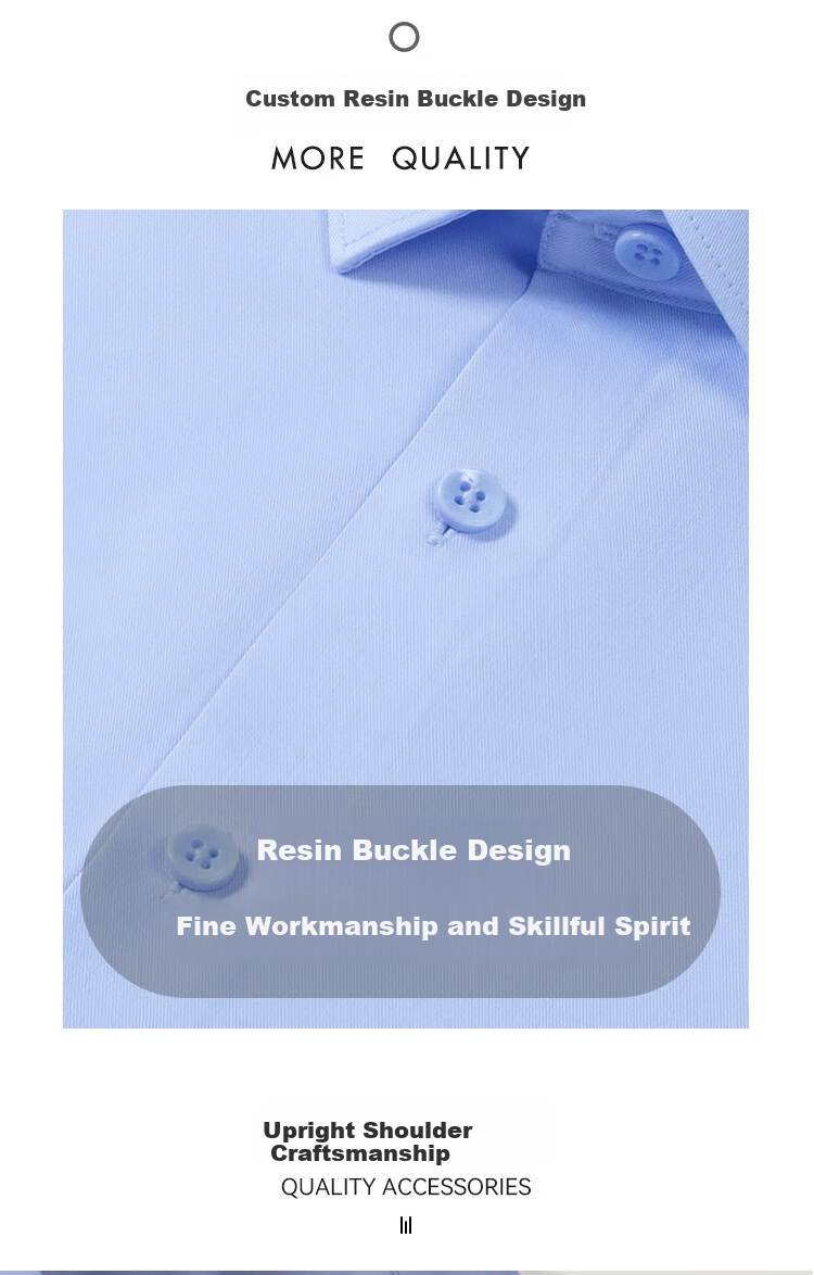 ROMON Triple-Protection Short-Sleeve Men's Business White Shirt, Slim Fit Professional Wear, Wrinkle-Resistant Dress Shirt, White, Size 39 13