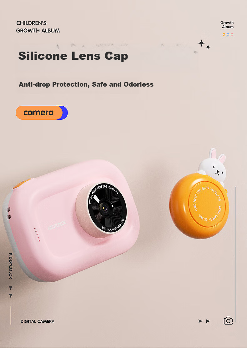 KIDDYCOLOR Children's Cartoon Camera (Unicorn 64GB), Digital CCD Student Toy, Dual Cameras, Touchscreen, WIFI Transfer, for Girls 15