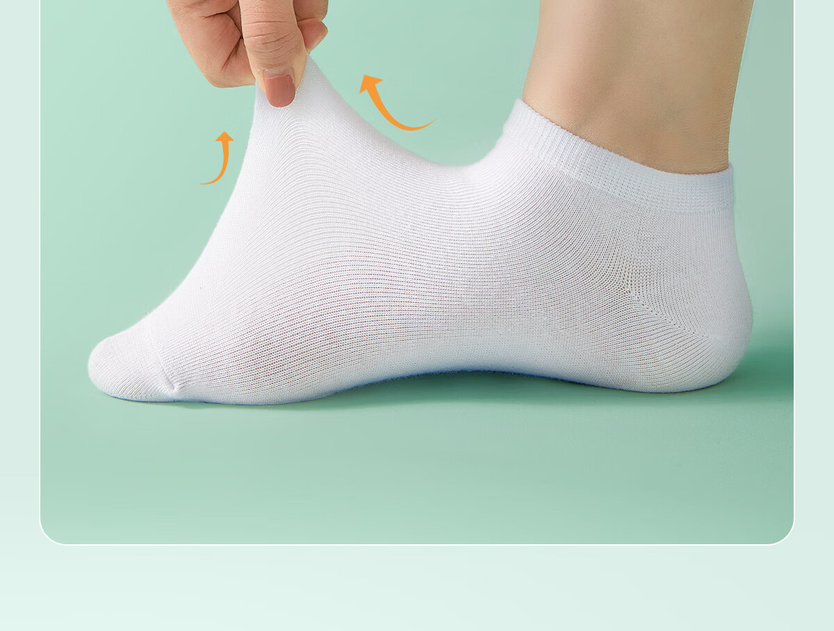 Ankoxin Disposable Unisex Mid-Calf Socks Daily Use No-Wash Compressed Portable Travel 10 Pairs Mid-Calf Black 6