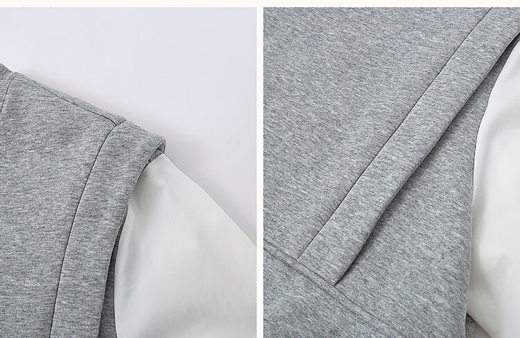 Demana Women's Spring Simple Style Cloud Texture Cotton 3D Adjustable Elastic Sweatshirt Top 4