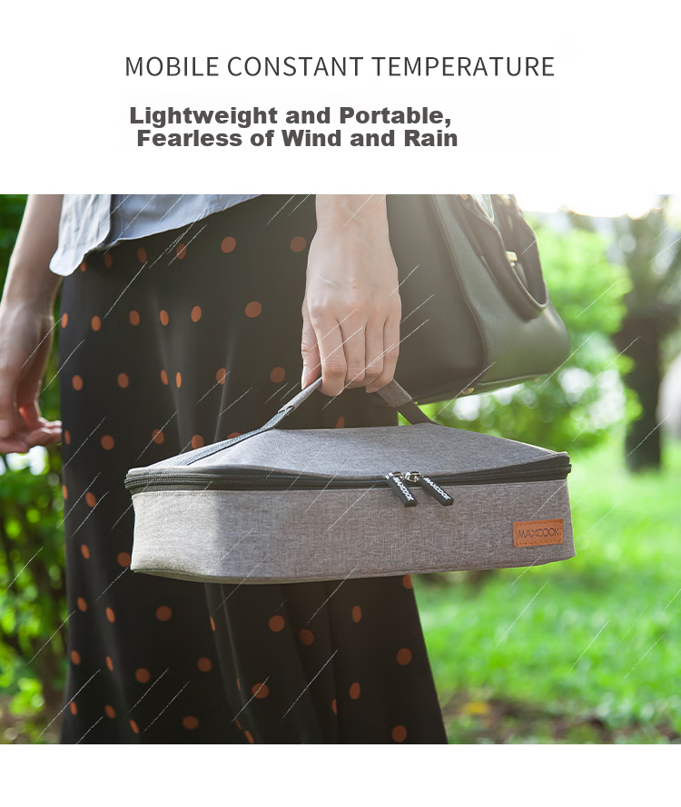 MAXCOOK Insulated Lunch Box Bag Creative Portable Aluminum Foil Thermal Lunch Box Tote MCPJ6162 6