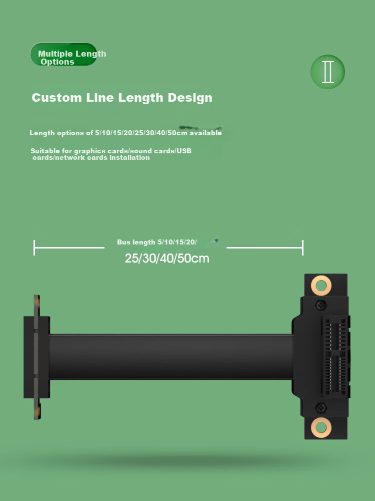 KELEPU PCI-E Extension Cable, PCIe X1 3.0 Network Card Sound Card Expansion Adapter Cable, 40cm, Server-Grade Full-Speed No Attenuation, 90-Degree Downward, Black 7