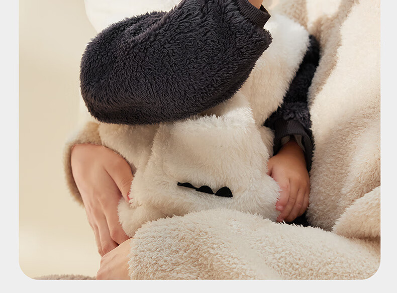 Babycare Children's Soft Plush Autumn Winter Warm Homewear Baby Top Doka Pink 80 4
