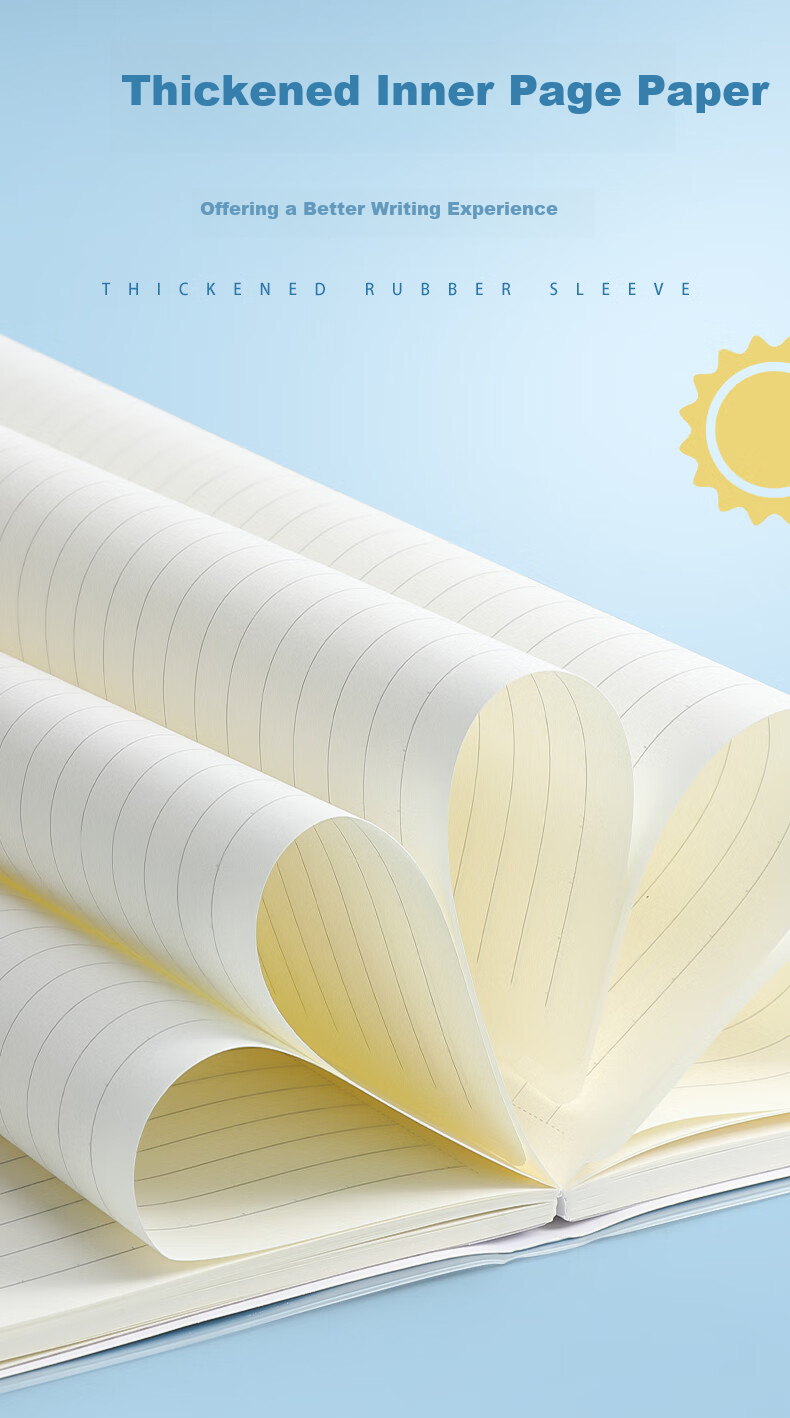M&G Stationery B5 56-Sheet Plastic Cover Notebook Light Series Solid Color Random JB5102G1 Back to School Essential 7