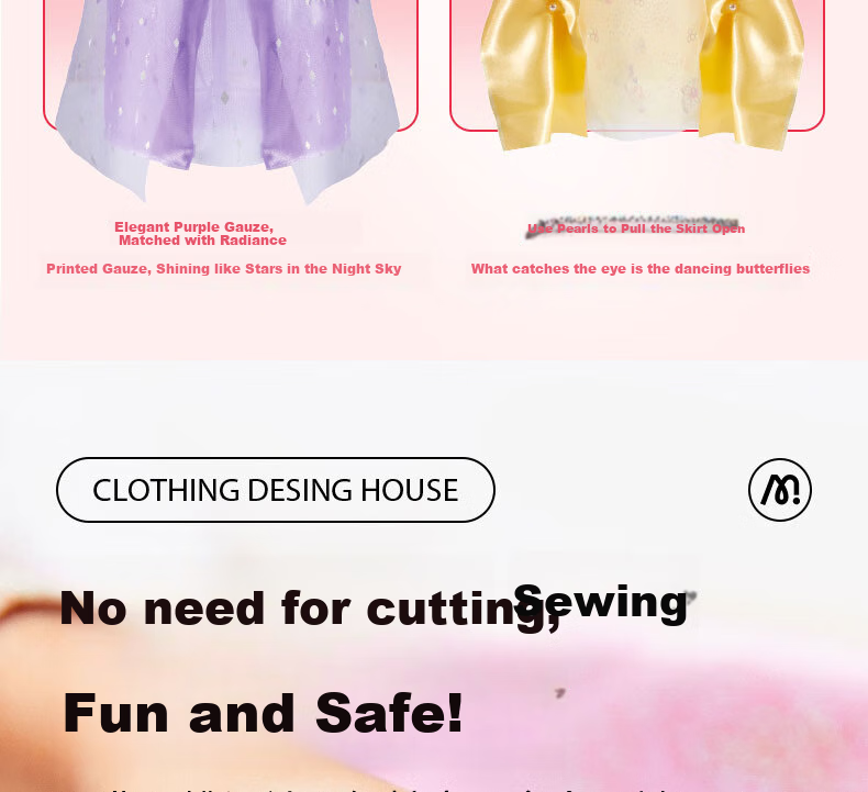 MiDeer Children's Hanfu Handmade DIY Clothing Material Kit, Chinese Style Formal Wear, High-End Customization - Shengshi Nishang Children's Gift 5