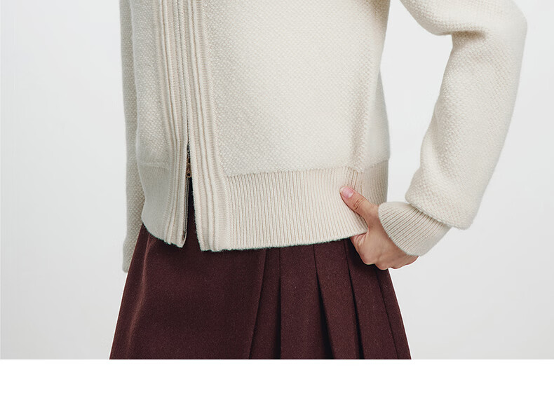 Navikail Italian Small Sailboat 25 Autumn Winter Women's Wool Sweater Full Wool Cardigan Casual Knit Jacket 2334095508 15