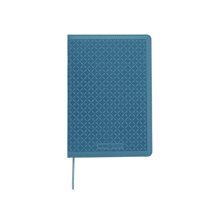 HERO A5 Business Notebook Thickened Hard Cover Soft Leather Simple High-End Gift Meeting Portable Office Stationery Lined Tearable Diary Journal Binder