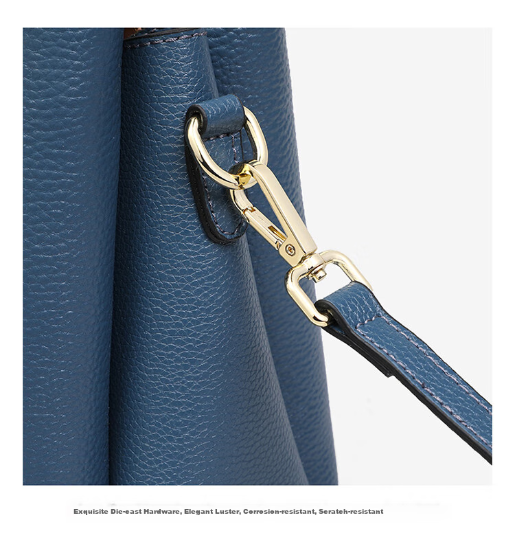 Aiqinghai Top-Grain Leather Handbag for Women, Tote Bag, Shoulder Bag, Crossbody Bag, Brand Birthday Mother's Day Gift, Practical Present for Mom 8