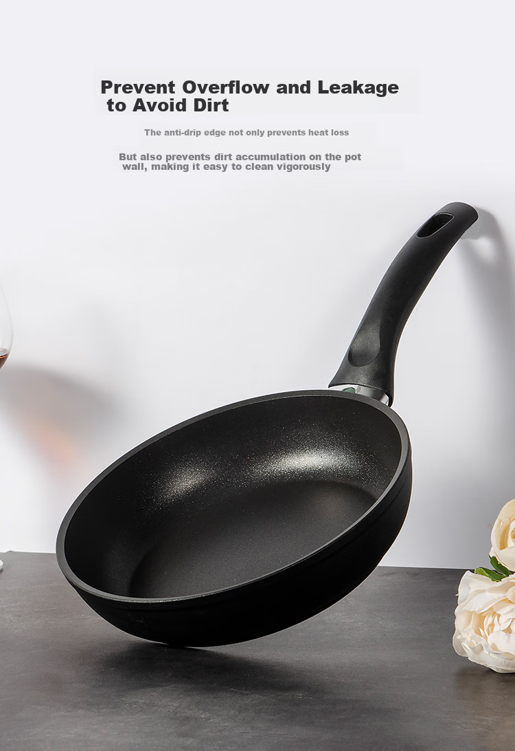 BALLARINI Non-Stick Pan, Imported with Titanium, Flat-Bottom Pan for Steak And Pancakes, Compatible with Induction Cookers, 26CM Montelos Series 9
