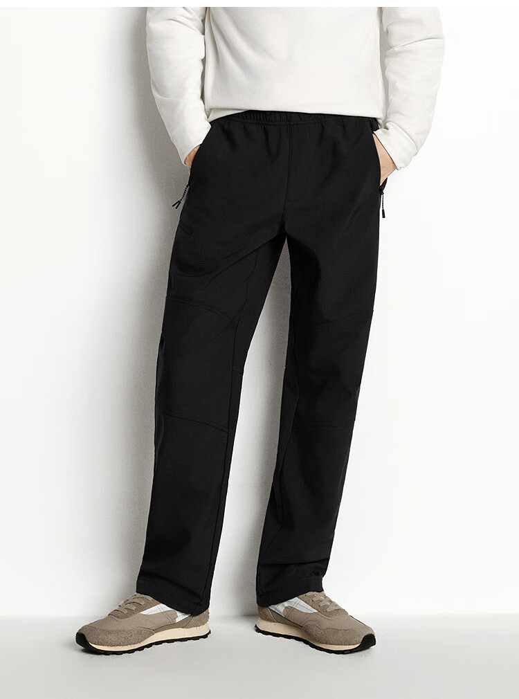 Semir Casual Pants for Men, Fleece-Lined Triple-Protection Outdoor Trousers, Winter Straight-Leg Pants with Elastic Waist, Versatile Style 109725127102 17
