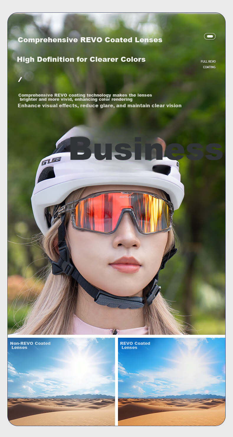 GUB Cycling Glasses with Photochromic Lenses for Day And Night Use, Outdoor Hiking Running, Unisex Road Mountain Bike Windproof Goggles 6