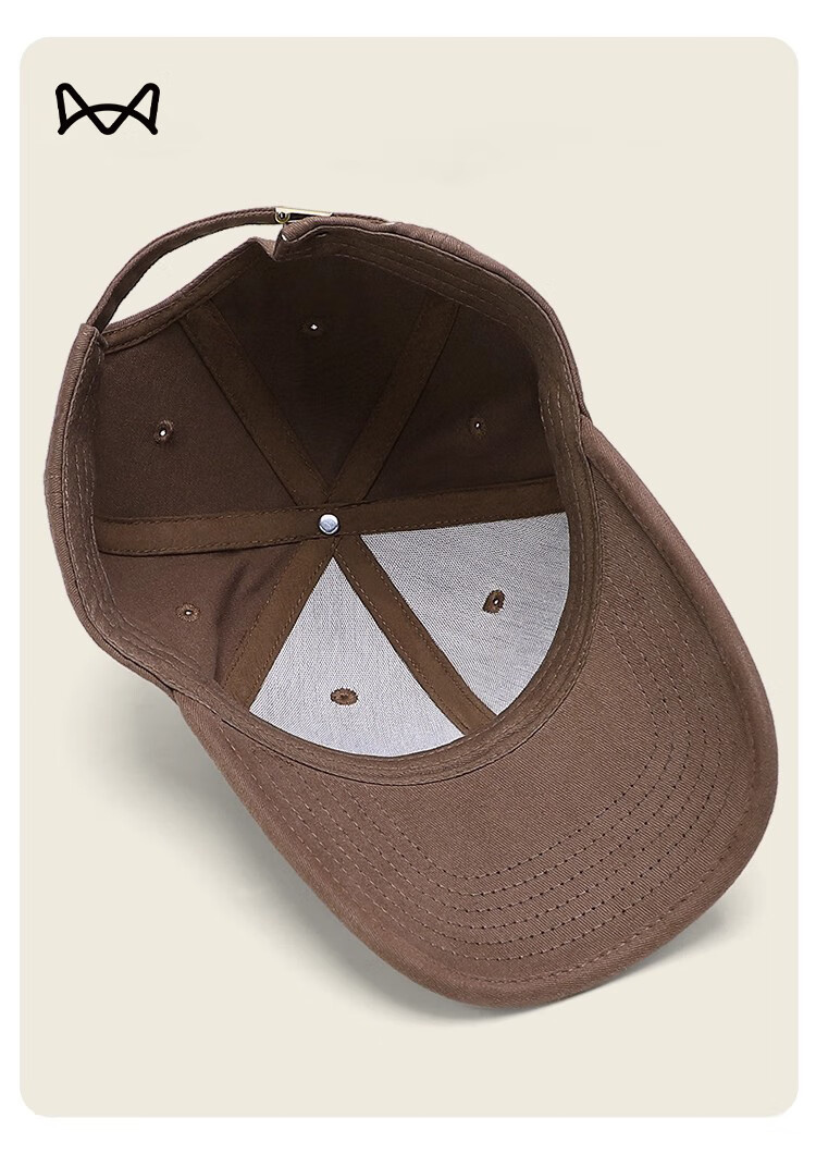 Miiow Men's Premium Baseball Cap Large Head Circumference Wide Brim Duckbill Sun Hat Navy Blue 19