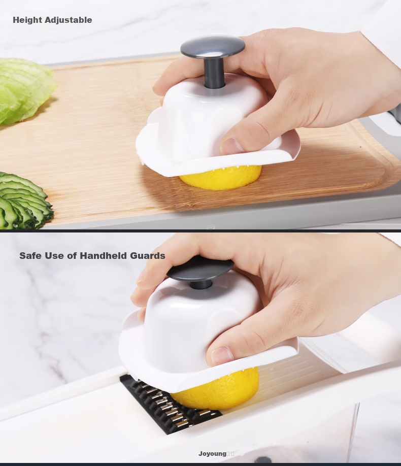 Joyoung Vegetable Slicer, Home Potato Shredder And Grater (With 6 Blades And Hand Guard) 2
