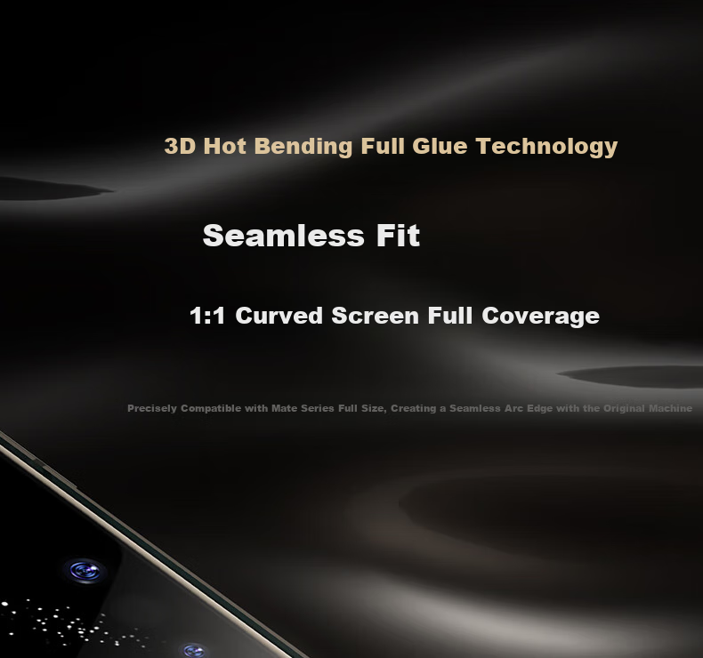 Benks (Benks) [3D Hot Bending] Corning Tempered Glass Screen Protector for Huawei Mate70 Pro/Pro+, Mate70Pro/RS Phone Film, High-Definition Curved Full-Adhesive Extraordinary Master Protective Film 7