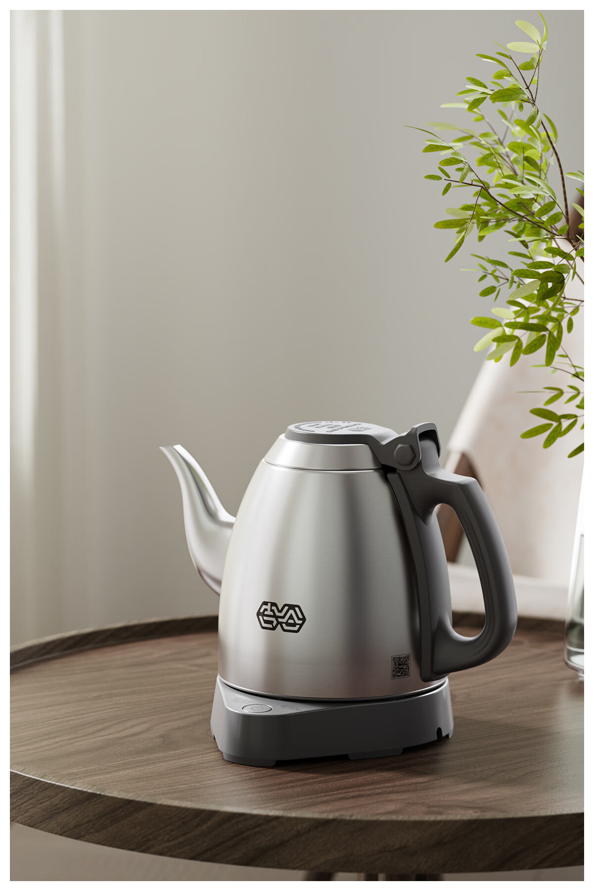 K·KOU Electric Kettle Household Food Grade 304 Stainless Steel Water Boiler No Probe Constant Temperature Electric Kettle Tea Pot 1L TA011 Stainless Steel Matte Finish 5