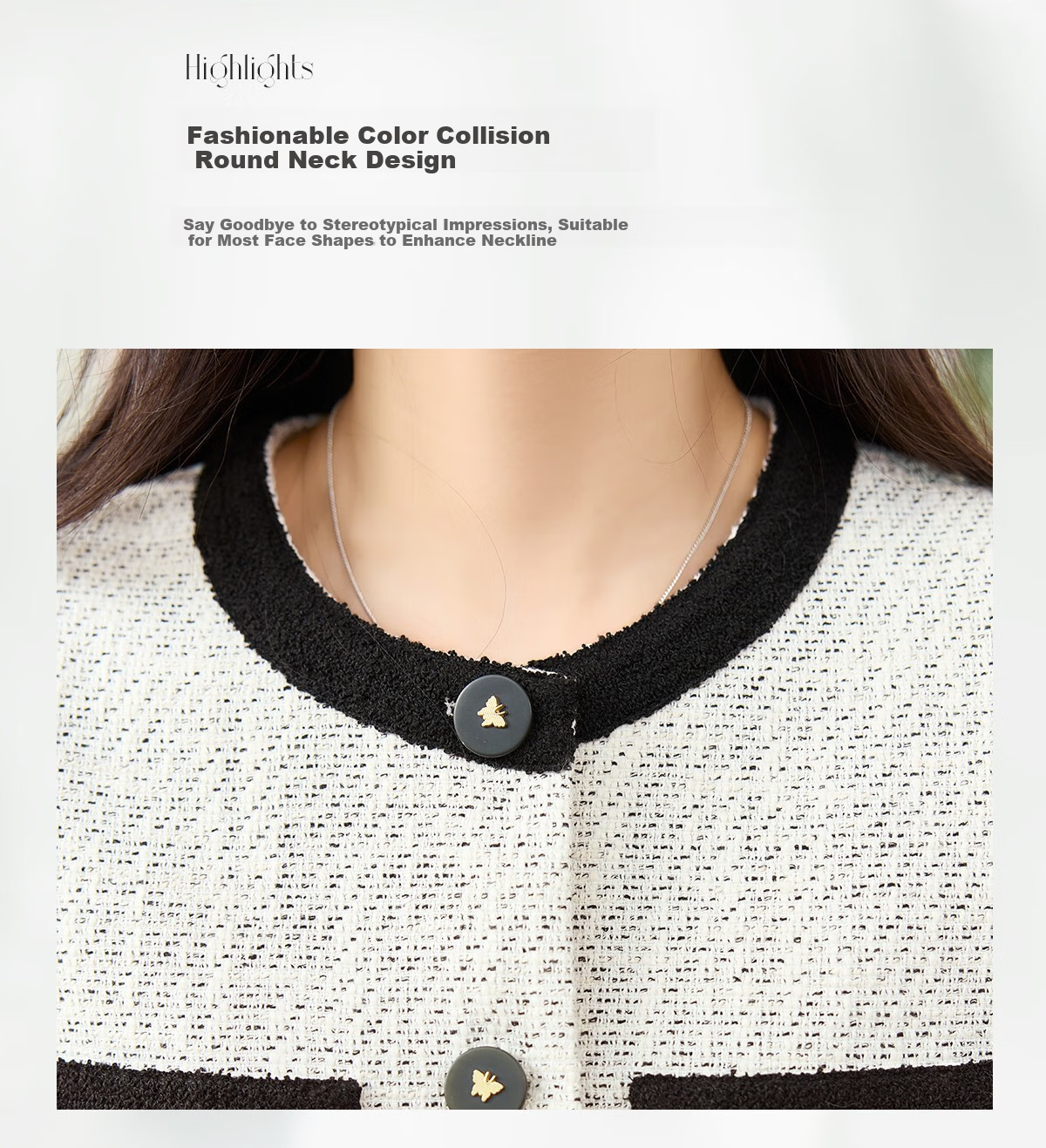 Taxiang Xiaoxiang Style Women's Jacket for Spring And Autumn, Petite Women's Outerwear, Versatile Short Cardigan Coat T51D020 5