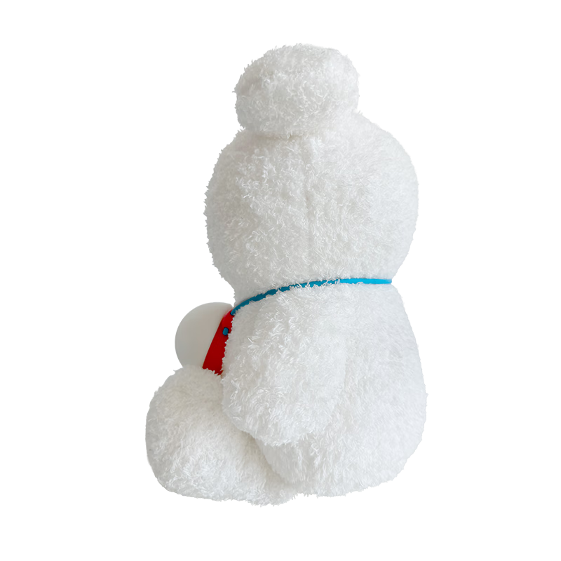 Rongyaoqinxuan Haivivi HeartBear AI Doll, Children's Smart AI Plush Toy, Multi-Language Dialogue, Self-Selected Emotional Recognition, AI Companion Robot White