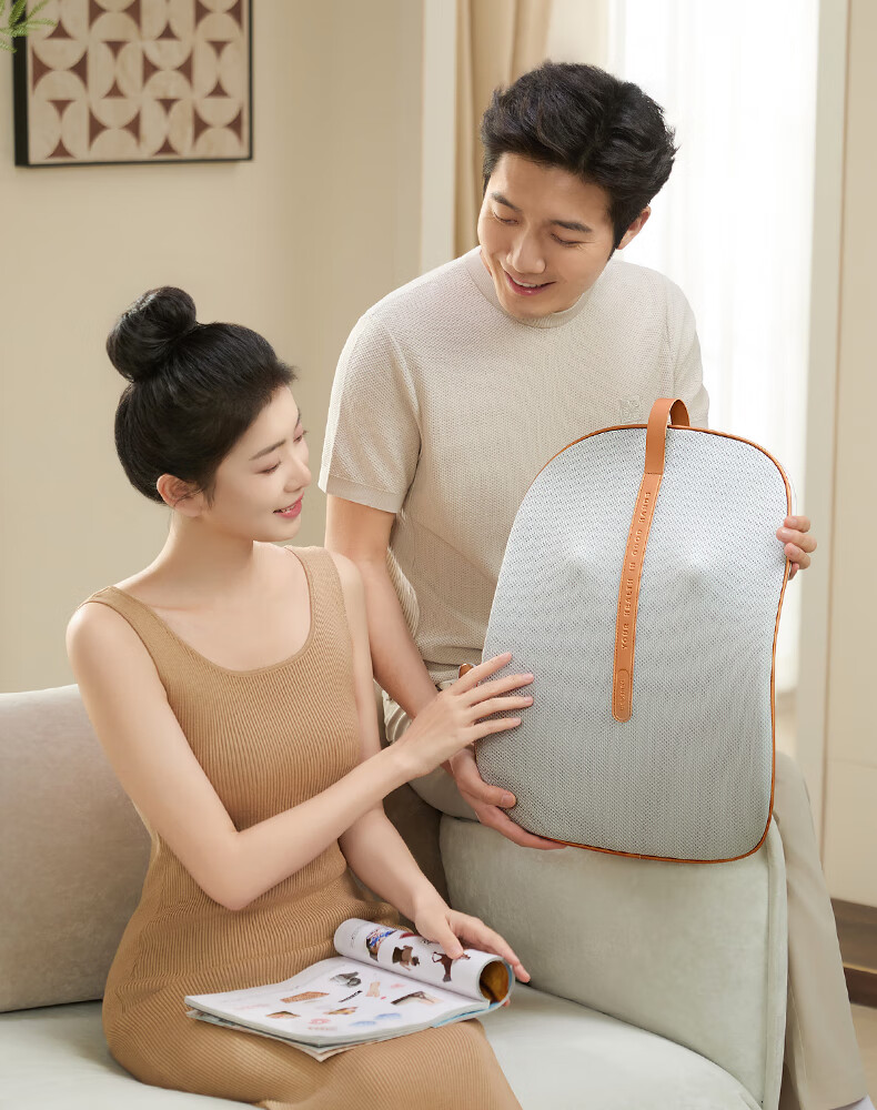 Ecomed German Back Massager Massage Cushion Waist Massager Neck Cervical Shoulder Office Massage Backrest Full Body Practical Birthday Gift for Parents Elders 28