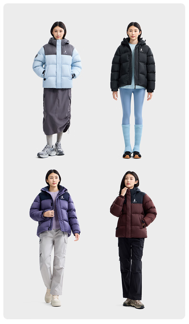 Qie [Same As Baby] Luotuo Co-Branded Thermal Energy 2.0 down Jacket, Thickened Warm Puffer Coat M35CR28065 2