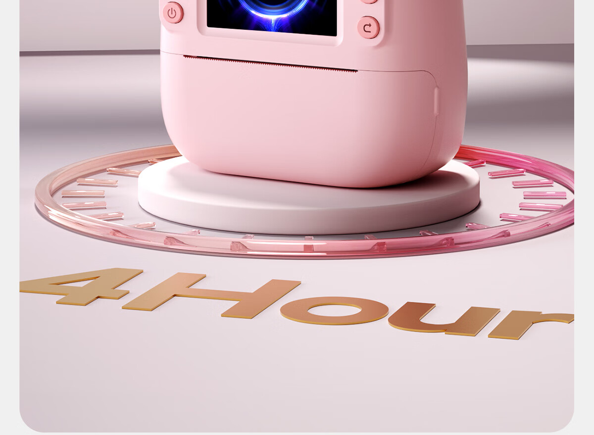 Leleyu Instant Print Kids Camera for Ages 7-14 Toy Birthday Gift for Boys and Girls Pink 10