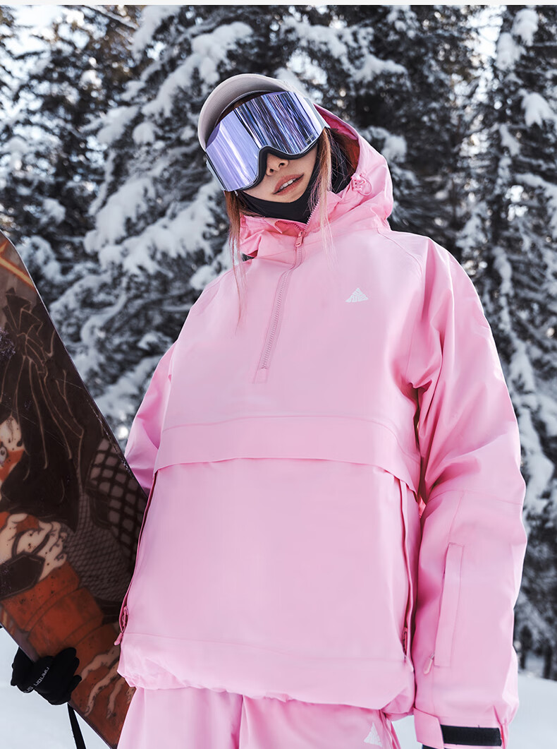 Nan En Ski Goggles Protective Eyewear Women Snowboard Glasses Breathable HD Anti-Fog Flip-Up Men Black Frame Purple 14