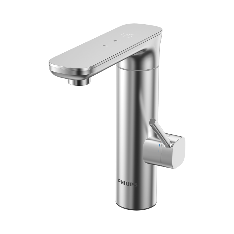 PHILIPS Electric Hot Water Faucet, Instant Stainless Steel Body, Dual-Purpose Hot And Cold Kitchen Heating Faucet, Variable Frequency Electric Water Heater AWH1191SS/93