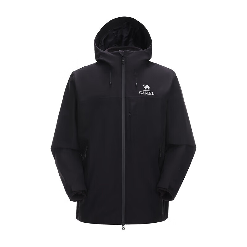CAMEL Outdoor 3-in-1 Mountaineering Jacket for Men and Women 735CATLG028 Phantom Black L