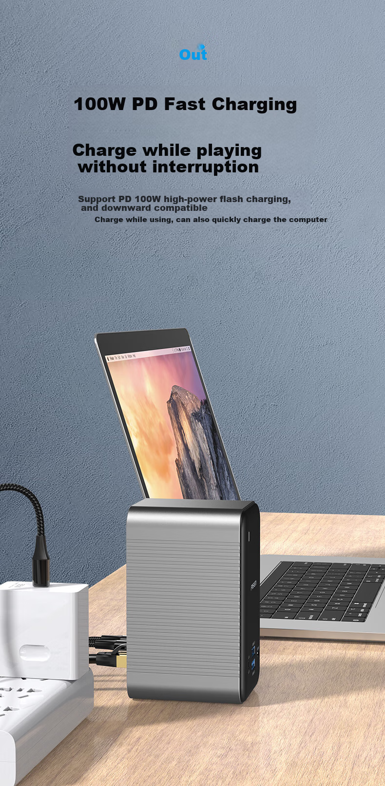 Pisen Mac mini Docking Station Apple AI Host M4/4Pro Desktop Expansion Dock M.2 SSD Enclosure Base USB-C to DP1.4 Screen Casting USB 3.2 Adapter 9